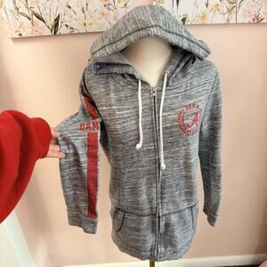 PINK Victoria’s Secret Alabama Crimson Tide Zip Hoodie Small Gray